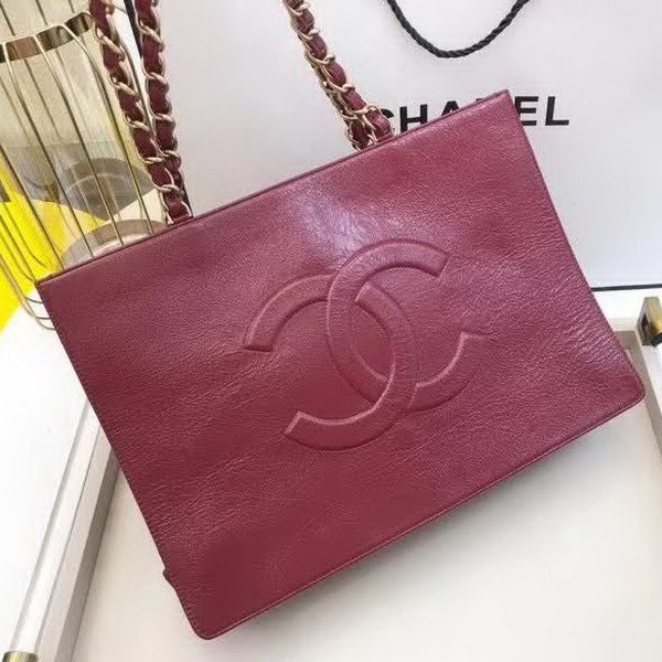 【原版皮】香奈儿/Chanel 大Logo全皮购物包，实用型设计理念，进口小牛皮，大容量，日常上班A4文件妥妥的，大小正好款式也不挑服装 ，休闲，裙装都可轻松驾驭，款号： AS1943