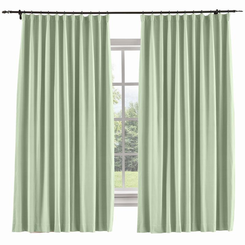 CAPRI Cotton Linen Polyester Curtain Drapery Custom