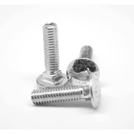 1/2 inch-13 x 3 1/4 inch (FT) Coarse Thread Grade 5 Carriage Bolt Medium Carbon Steel Zinc Plated Pk 25