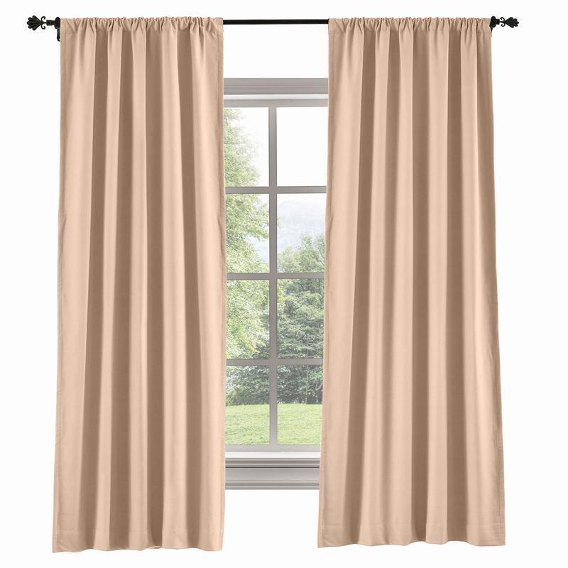 CAPRI Cotton Linen Polyester Curtain Drapery Custom