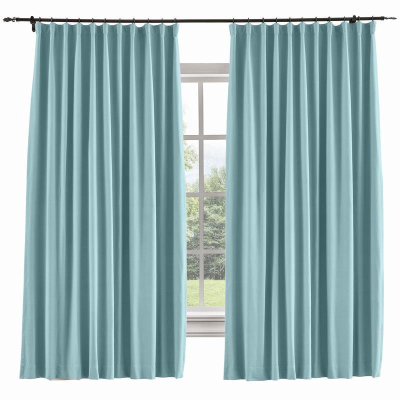 CAPRI Cotton Linen Polyester Curtain Drapery Custom