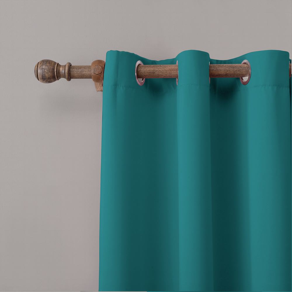 Antique Bronze Grommet Blackout Curtain Panel Drape Paz