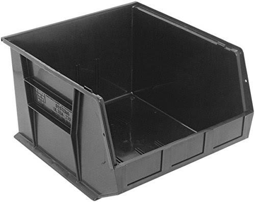 Quantum Storage QUS270BK Ultra Stack Hang Bin, Black - 18 x 16.5 x 11 in.