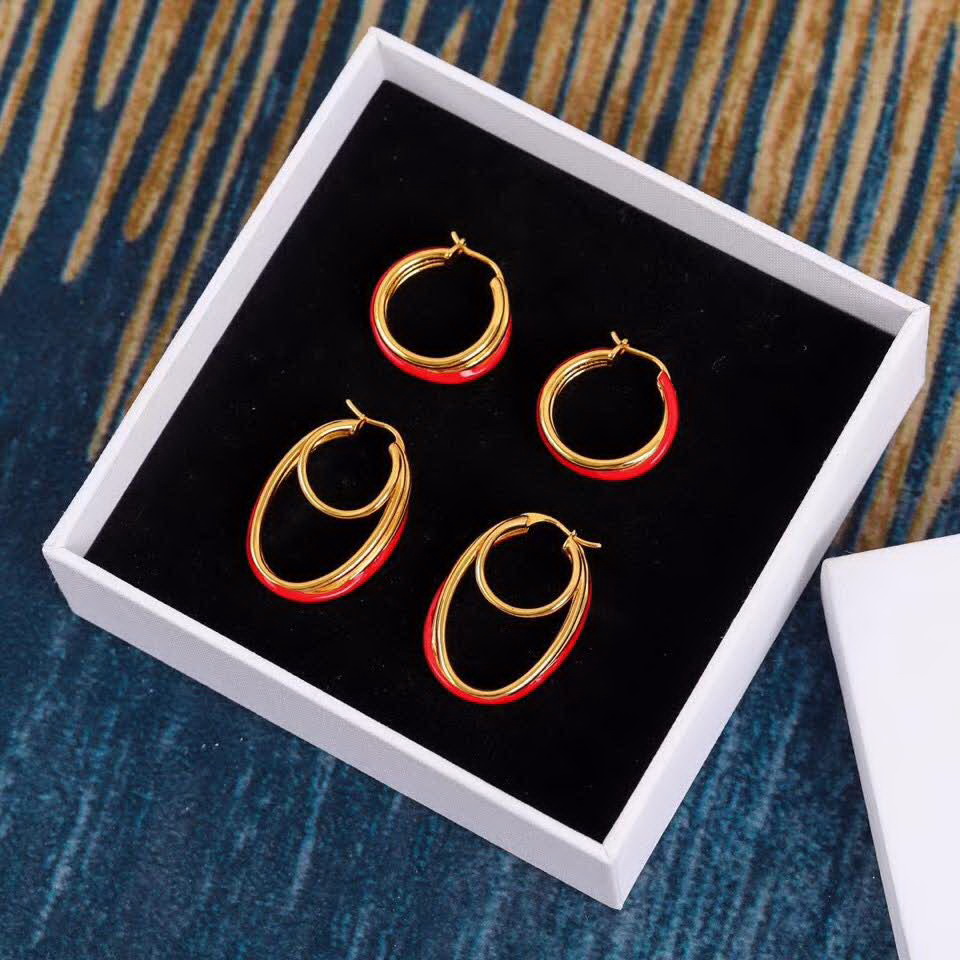 20秋季最新专柜款-Celine最新爆款系列椭圆圈圈耳环，满足你的各种场合搭配，一百万个推荐