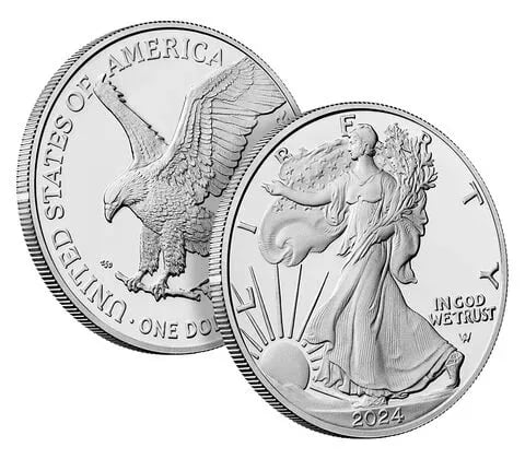 💥$1.99 Today Only 🪙 American Eagle 2024 One Ounce Silver Proof Coin
