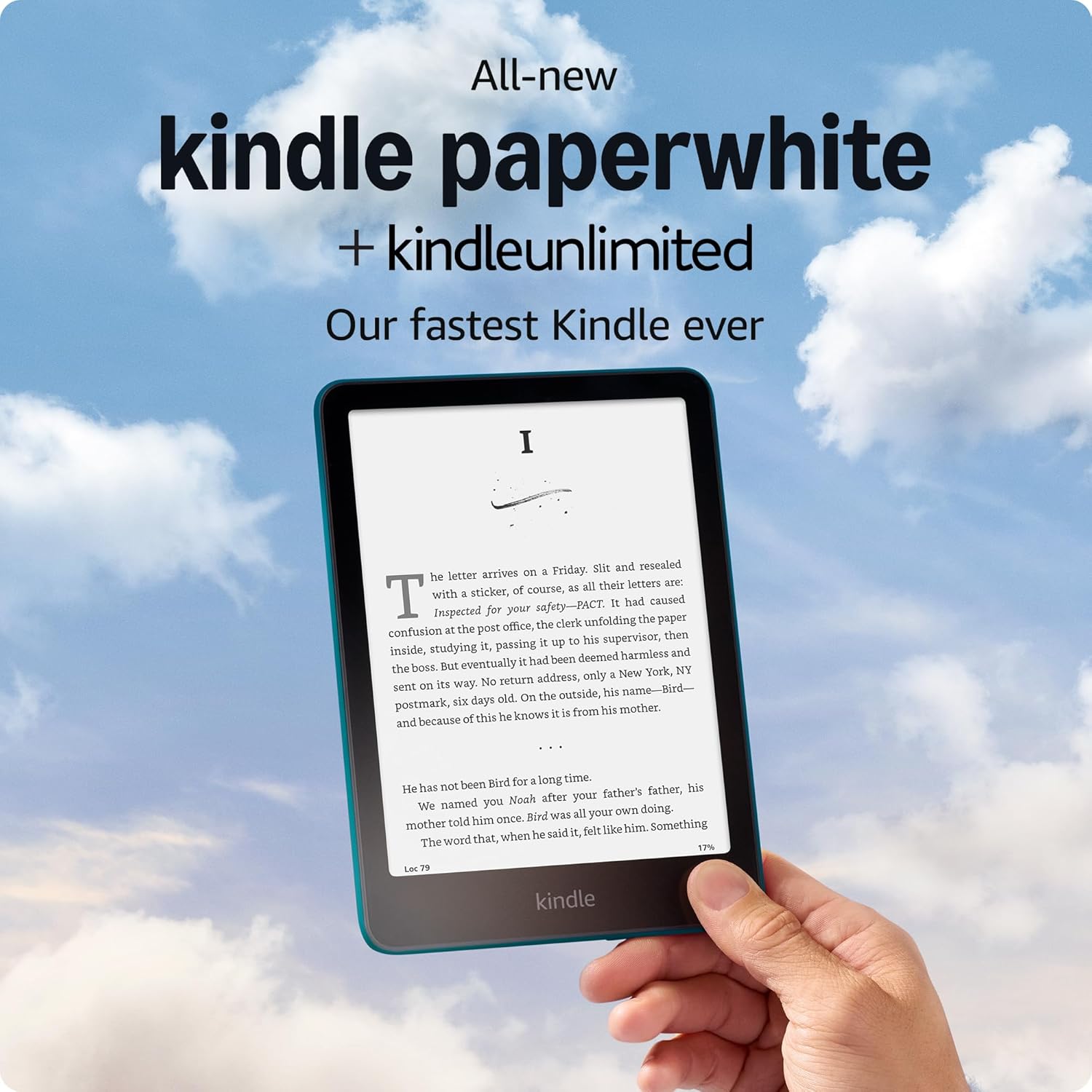 Amazon Kindle Paperwhite 16GB (newest model) – Our fastest Kindle ever, with new 7