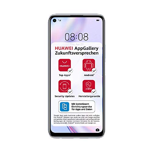 Huawei+华为+P40+lite+5G+双卡双待智能手机(16.51cm/6.5英寸),128GB+ROM,6GB+RAM,Android+10.0+AOSP,无Google+Play商店,EMUI+10.1.1),太空银