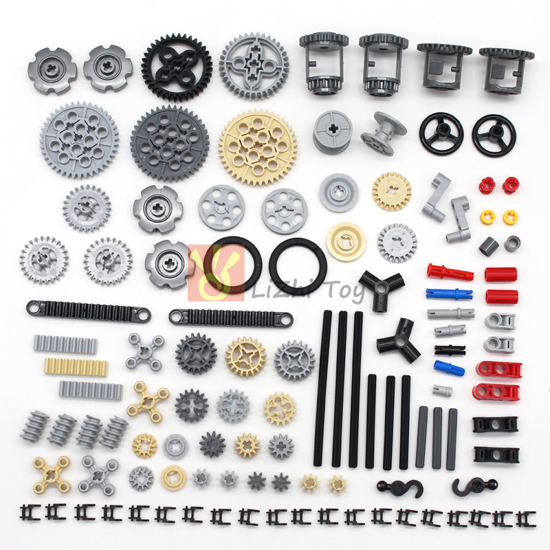 MOC Technical Compatible with Building Blocks Bricks Pin Liftarm Studless Beam Axle Connector Panel Gear Car Mindstorms Toys