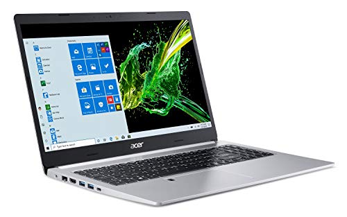 Acer Aspire 5 A515-55-56VK, 15.6  Full HD IPS Display, 10th Gen Intel Core i5-1035G1, 8GB DDR4, 256GB NVMe SSD, WiFi 6, HD Webcam, Fingerprint Reader, Backlit Keyboard, Windows 10 Home
