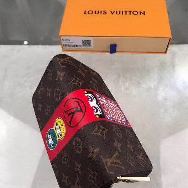 【原版皮】路易威登/LV 拉链钱夹,取材Monogram帆布,借鉴山本宽斋的艺术特色,缤纷展现歌舞伎,脸谱元素,出心裁的戏剧设计风格,款号:M67258