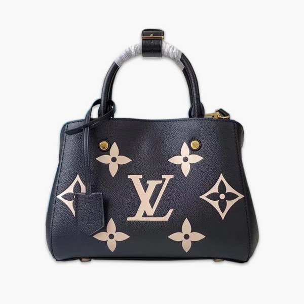 【原版皮】路易威登/LV Montaigne BB手袋,将Monogram图案先印染后压印于粒面皮革,与挺括线条相辅相成,有立体感的造型与精巧的内部设计,款号:M41053