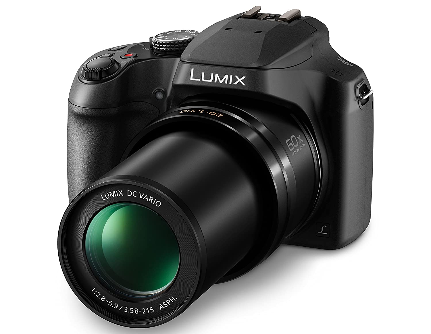 Copy Panasonic Lumix DC FZ82 Appareils Photo Numériques (18 Megapixel, 20mm Grand angle, 60x opt. Zoom, enregistrement vidéo 4K30p, AF à contraste hybride)