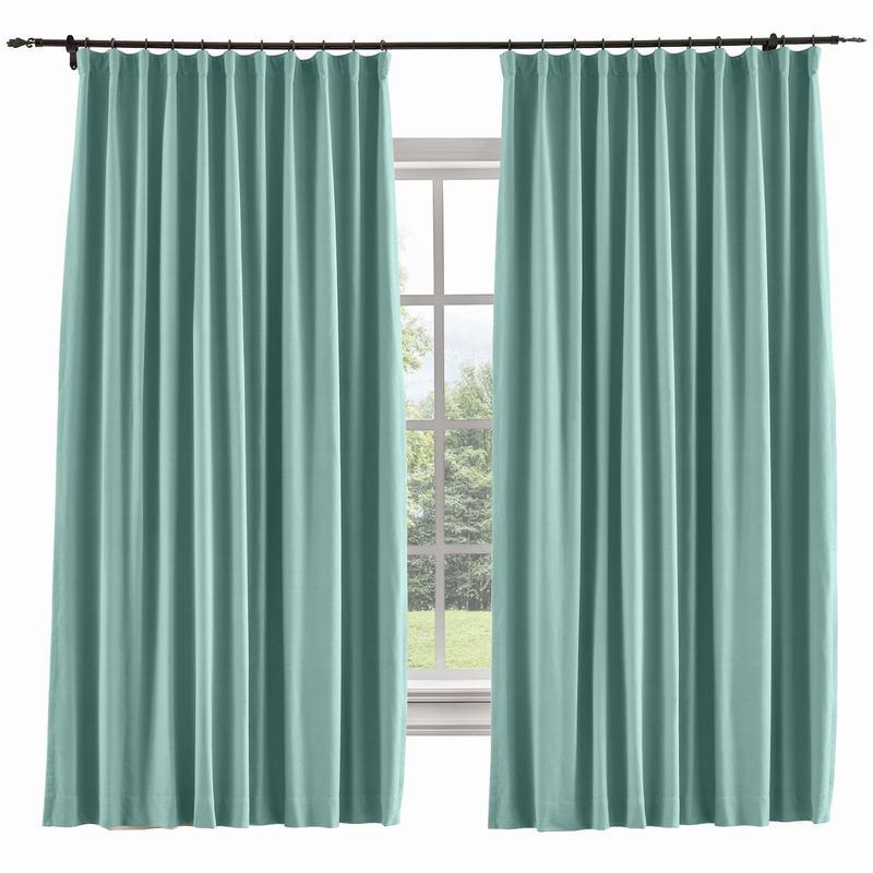 CAPRI Cotton Linen Polyester Curtain Drapery Custom