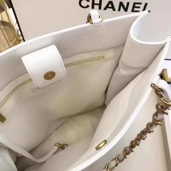 【原版皮】香奈儿/Chanel 大Logo全皮购物包,实用型设计理念,进口小牛皮,大容量,日常上班A4文件妥妥的,大小正好款式也不挑服装 ,休闲,裙装都可轻松驾驭,款号: AS1945