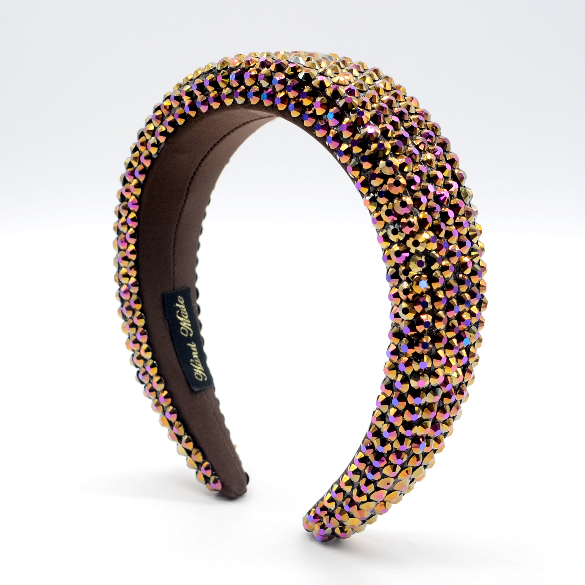 跨境欧美热卖巴洛克发箍头箍韩国满钻海绵带钻韩版宽边水钻发箍