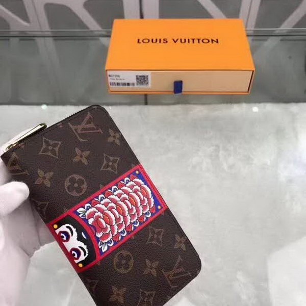 【原版皮】路易威登/LV 拉链钱夹,取材Monogram帆布,借鉴山本宽斋的艺术特色,缤纷展现歌舞伎,脸谱元素,出心裁的戏剧设计风格,款号:M67258
