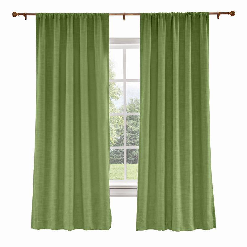 LIZ Polyester Linen Curtain Drapery Custom