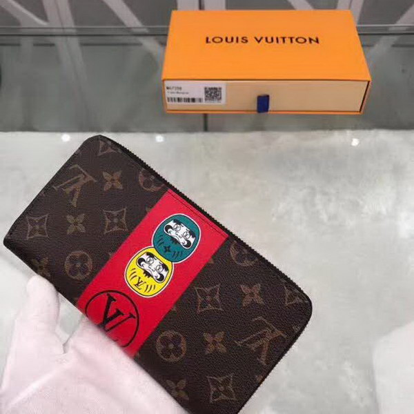 【原版皮】路易威登/LV 拉链钱夹,取材Monogram帆布,借鉴山本宽斋的艺术特色,缤纷展现歌舞伎,脸谱元素,出心裁的戏剧设计风格,款号:M67258