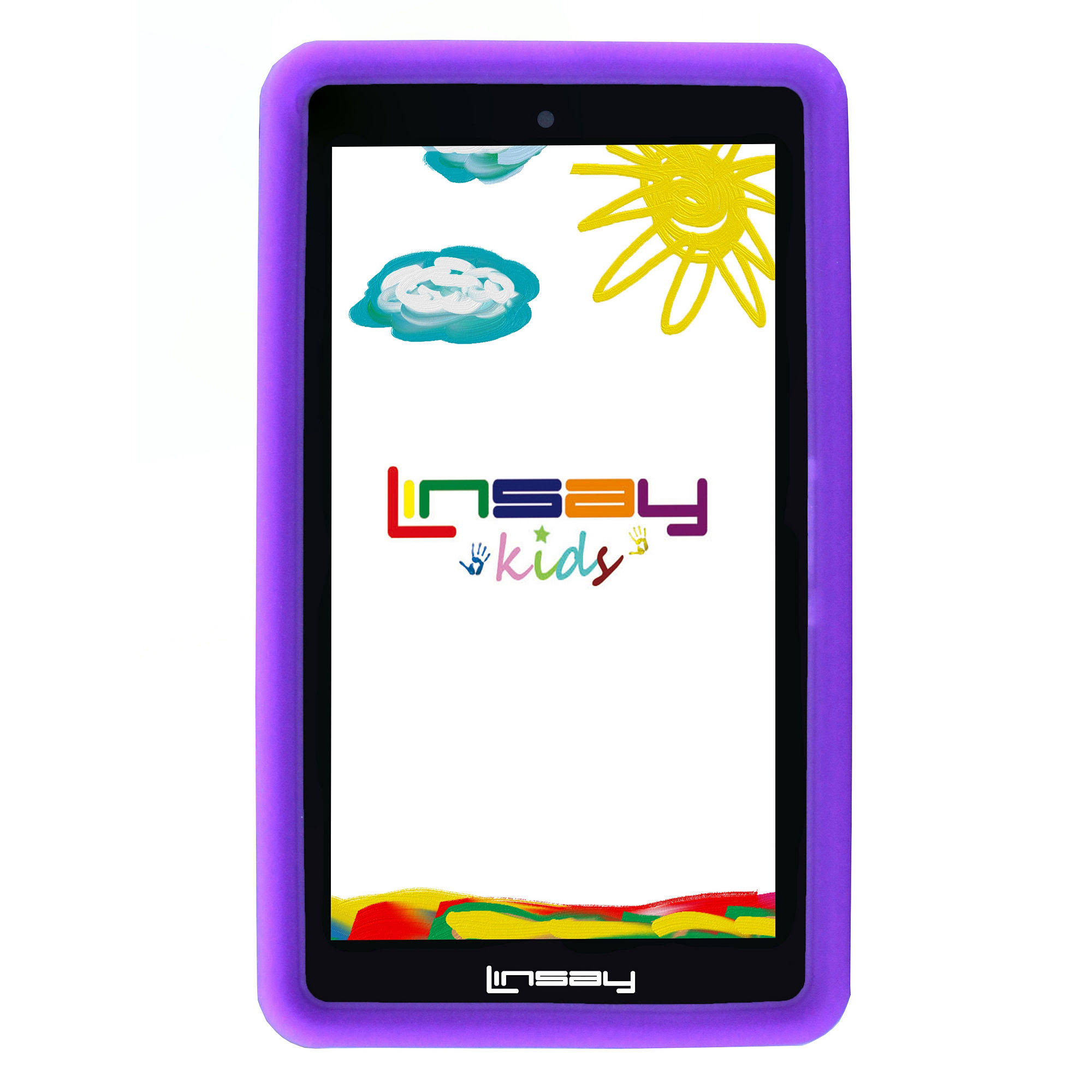 Kids Linsay 7in. Quad Core Tablet with Defender Case Purple