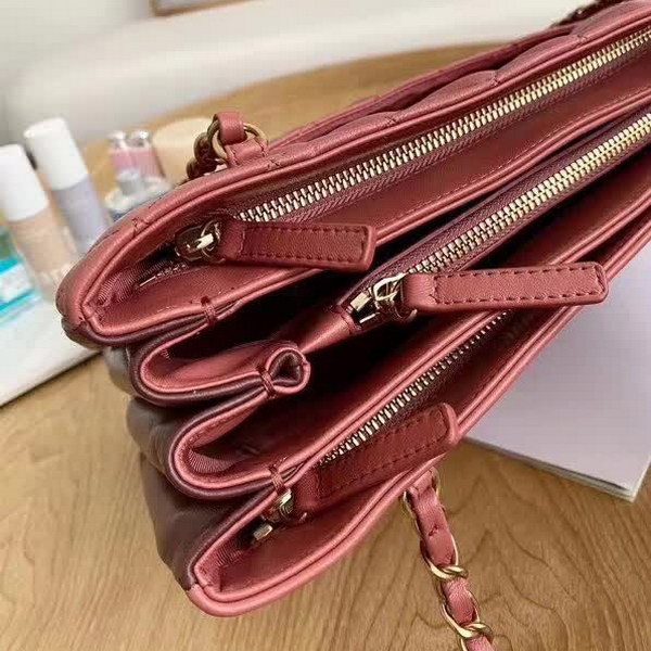 【原版皮】香奈儿/Chanel 购物袋,明星贵妇们的最佳新宠,小香棱格概念,皮链袋,双C标志,一眼钟情,采用进口小羊皮,柔软细腻,皮质独特,纹络更显高档质感,款号:57030