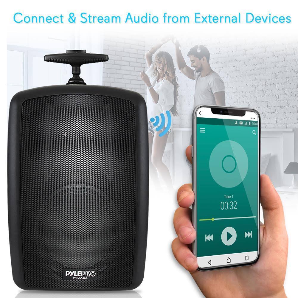 Pyle PPHP8MBA Bluetooth Portable PA Speaker System, MP3/USB/SD/FM Radio