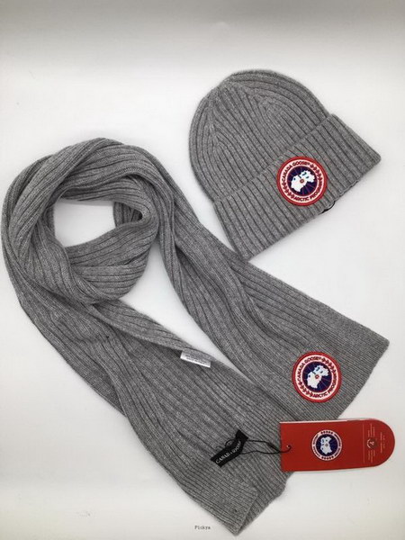 官网同步20秋季最新款-goose二件套系列,围巾,帽子经典系列,精致美感,冬季必备款