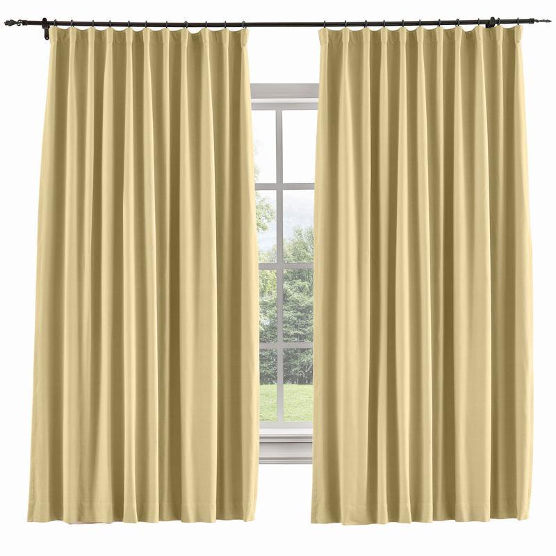 CAPRI Cotton Linen Polyester Curtain Drapery Custom