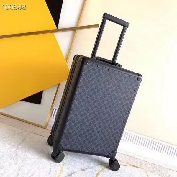 古驰/Gucci 旅行箱,釆用先进聚碳纤维工艺,高档大气的LOGO,独特设计理念,趣味横生,时尚潮流,复古风格与完美工艺,二者结合