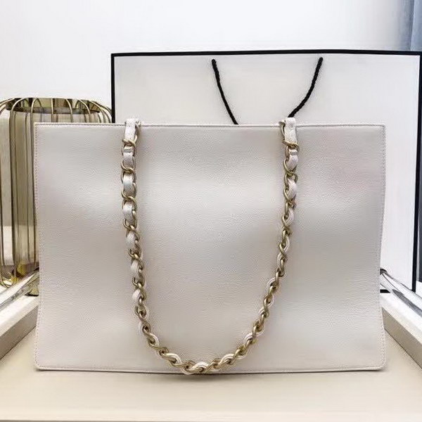 【原版皮】香奈儿/Chanel 大Logo全皮购物包,实用型设计理念,进口小牛皮,大容量,日常上班A4文件妥妥的,大小正好款式也不挑服装 ,休闲,裙装都可轻松驾驭,款号: AS1943