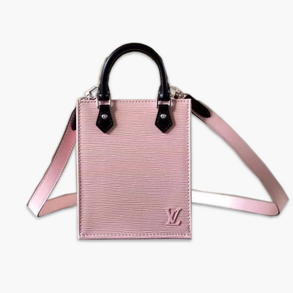【原版皮】路易威登/LV Petit  Sac Plat手袋, Epi皮革浓缩经典设计,轻盈而充裕的构型可容纳手机等日常所需,可拆卸肩带实现手提,肩背和斜挎选择,款号:M69575