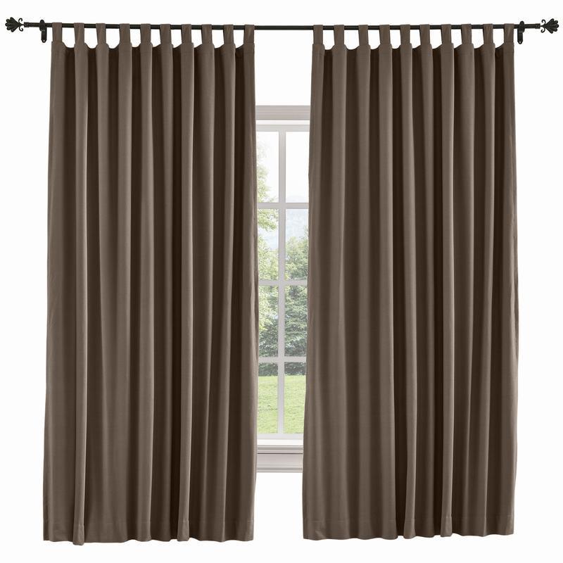 CAPRI Cotton Linen Polyester Curtain Drapery Custom