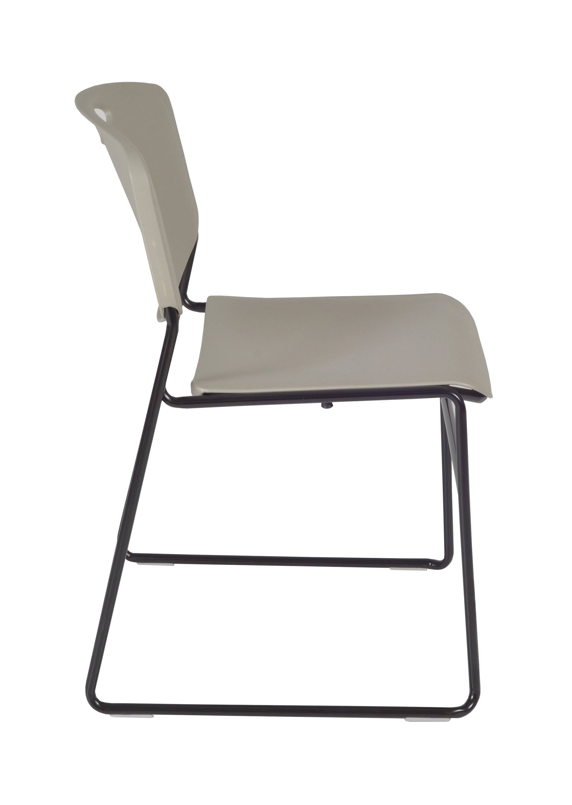 Regency 60x22 x 24x22 Kee Training Table- Mahogany/ Black 2 Zeng Stack Chairs- Grey