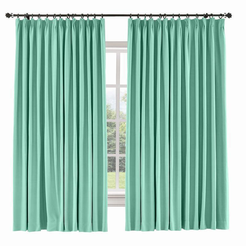 CAPRI Cotton Linen Polyester Curtain Drapery Custom