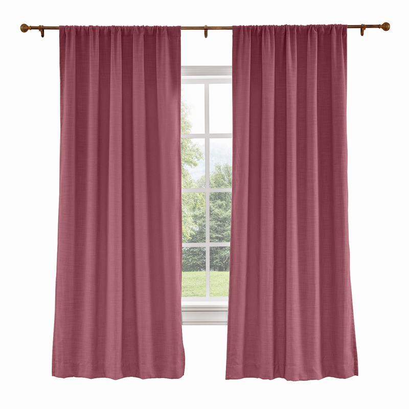 LIZ Polyester Linen Curtain Drapery Custom