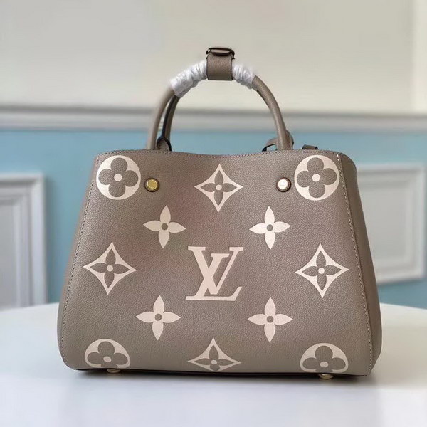 【原版皮】路易威登/LV Montaigne 手袋,将Monogram图案先印染后压印于粒面皮革,与挺括线条相辅相成,有立体感的造型与精巧的内部设计,款号:M41048