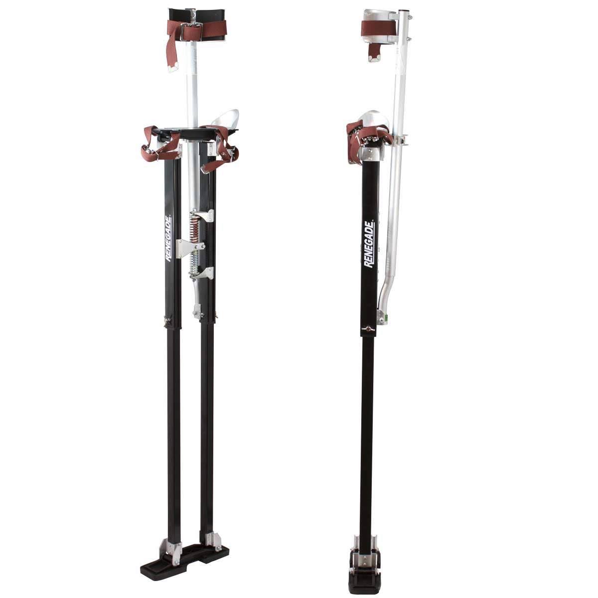 Renegade Pro Adjustable Drywall Stilts Tall 48x22 - 64x22