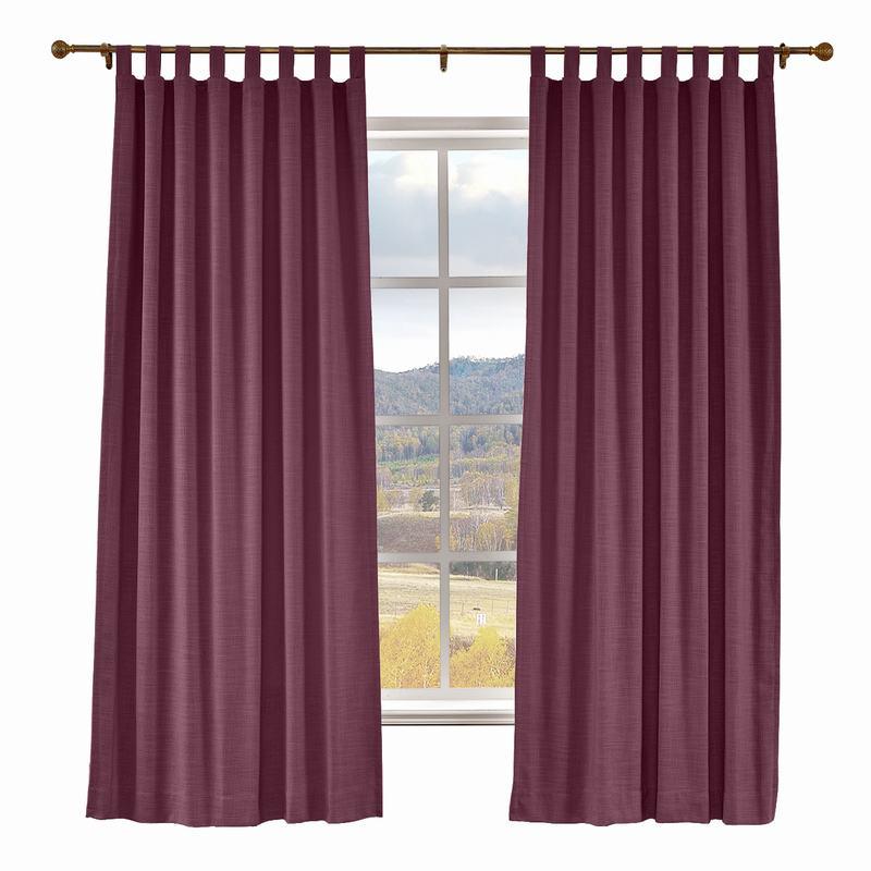 LIZ Polyester Linen Curtain Drapery Custom