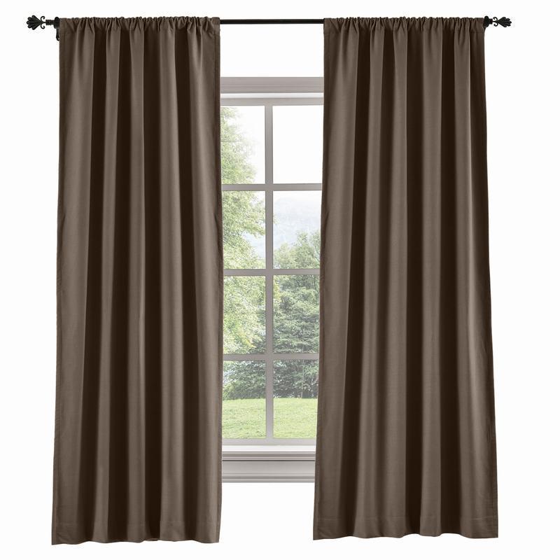 CAPRI Cotton Linen Polyester Curtain Drapery Custom