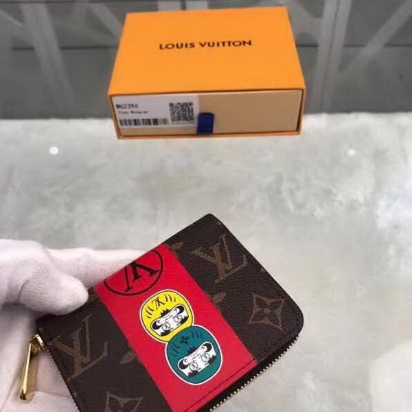 【原版皮】路易威登/LV 拉链零钱包，取材Monogram帆布，借鉴山本宽斋的艺术特色，缤纷展现歌舞伎，脸谱元素，外形小巧且极为实用，款号：M62394
