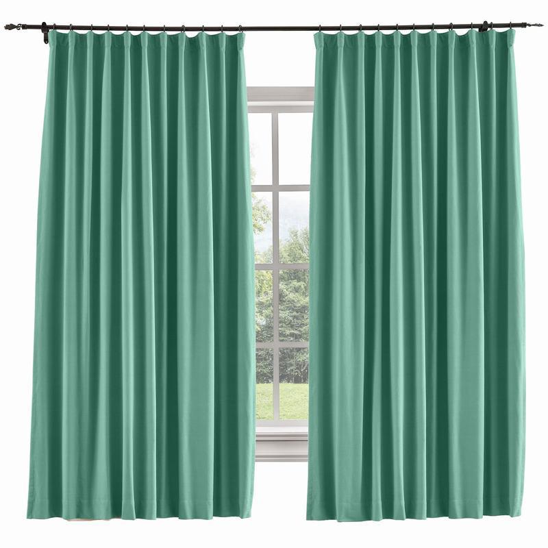 CAPRI Cotton Linen Polyester Curtain Drapery Custom
