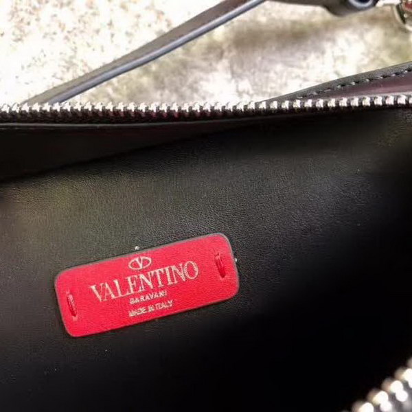 【原版皮】华伦天奴/Valentino 腰包,采用进口南非皮精心裁制而成,涂鸦大logo,简易设计,容量大,男生女生都可以用哦,款号:0056