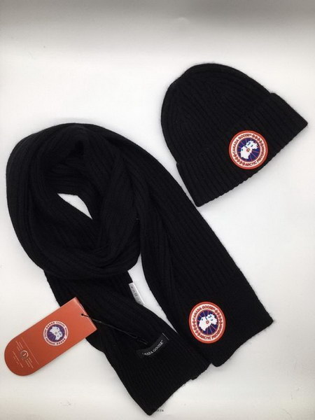 官网同步20秋季最新款-goose二件套系列,围巾,帽子经典系列,精致美感,冬季必备款