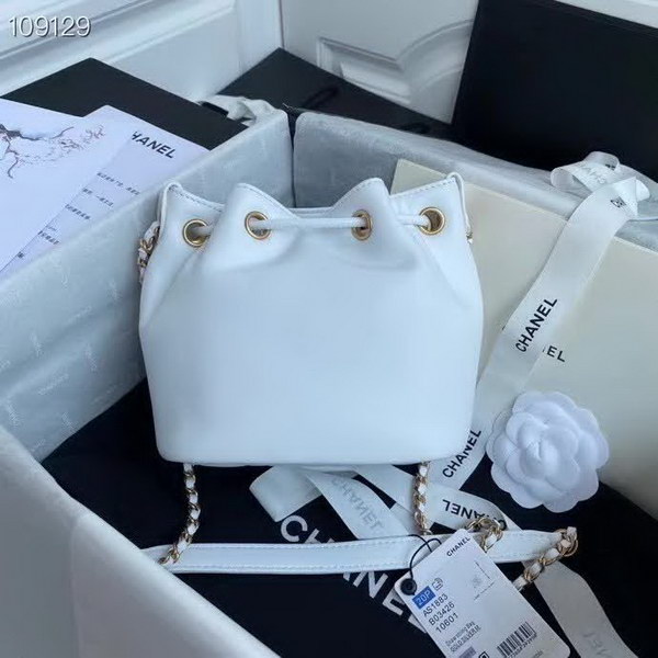 【原版皮】香奈儿/Chanel 手工系列水桶包,各种元素铆钉镶嵌成的双C标志,选用细腻羊皮,内里质感金属牛皮