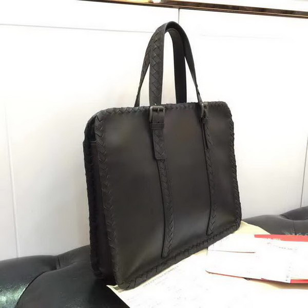 【原版皮】宝缇嘉/BV 男士公文包,采用蜡胎牛皮精心裁制而成,质地轻盈,空间充裕,携带方便,款号:80188802
