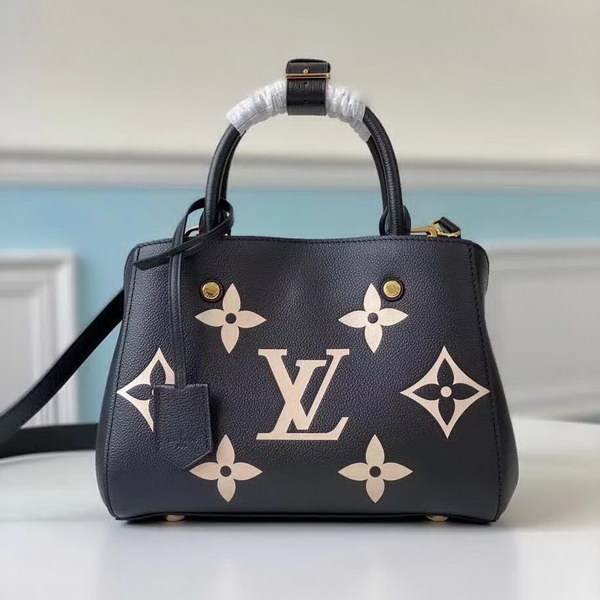 【原版皮】路易威登/LV Montaigne BB手袋,将Monogram图案先印染后压印于粒面皮革,与挺括线条相辅相成,有立体感的造型与精巧的内部设计,款号:M41053