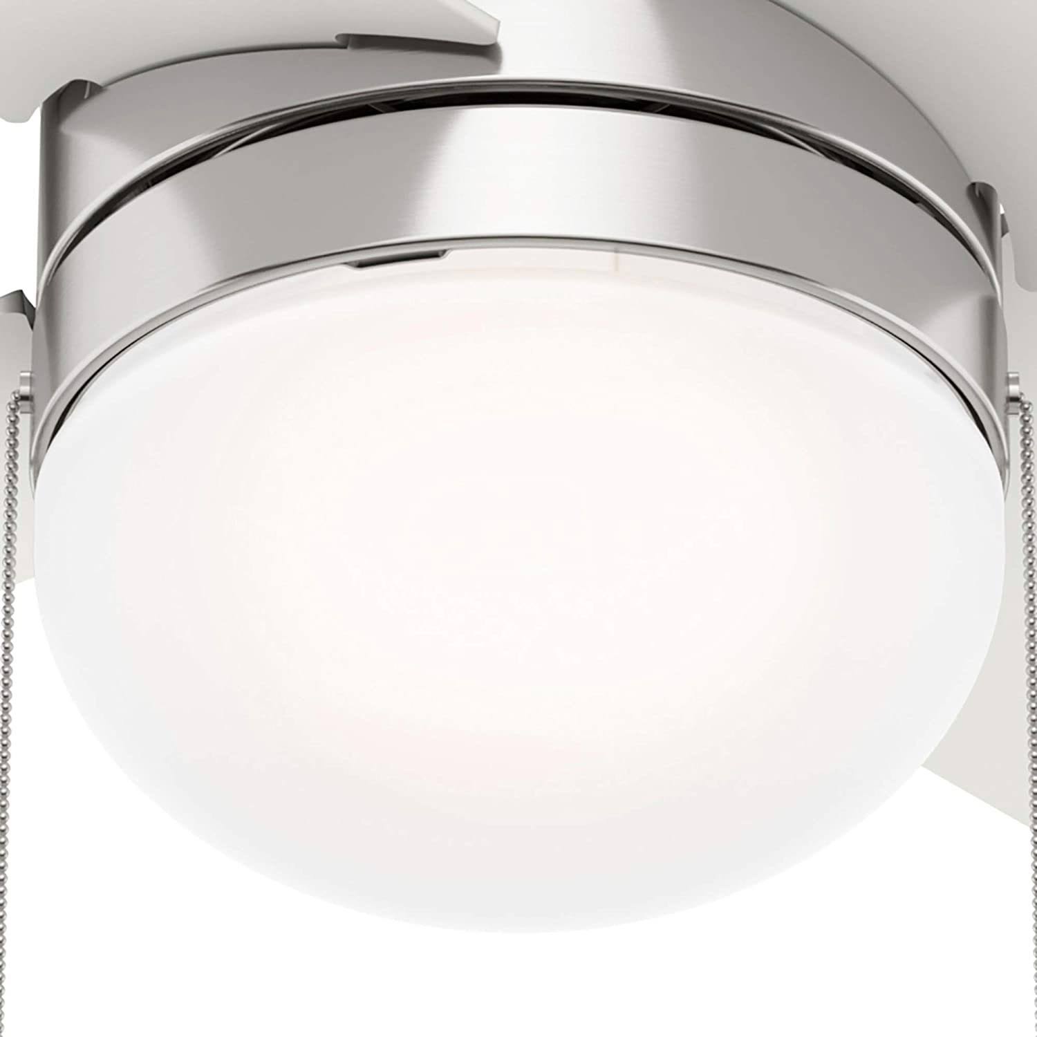 Hunter Timpani 44x22 Ceiling Fan w/LED Light - Brushed Nickel - 50358