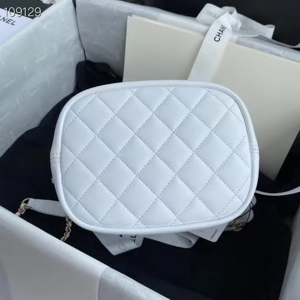 【原版皮】香奈儿/Chanel 手工系列水桶包,各种元素铆钉镶嵌成的双C标志,选用细腻羊皮,内里质感金属牛皮