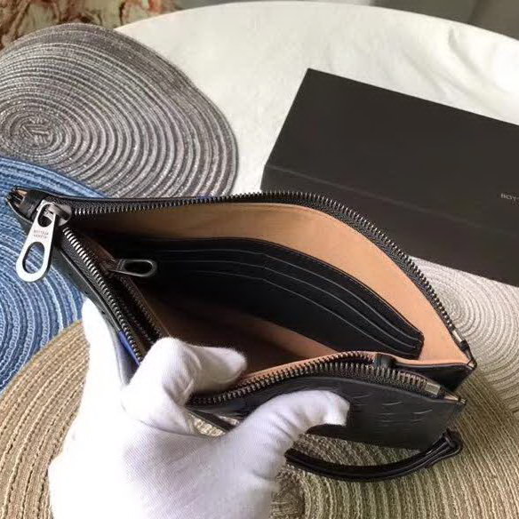 【原版皮】宝缇嘉/Bottega Veneta 手包,经典爆款,选用打蜡牛皮裁制而成,点缀刺绣格纹图案,款号:30629