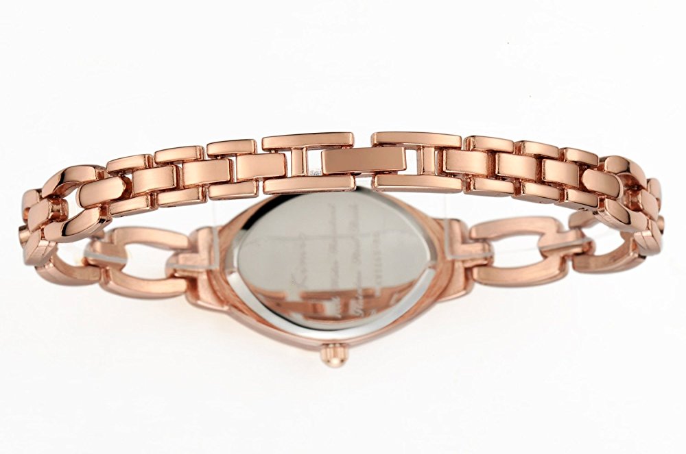 Lava Watches Women's Luxury Rhinestone Watchcase Rose Gold Steel Bracelet Watch