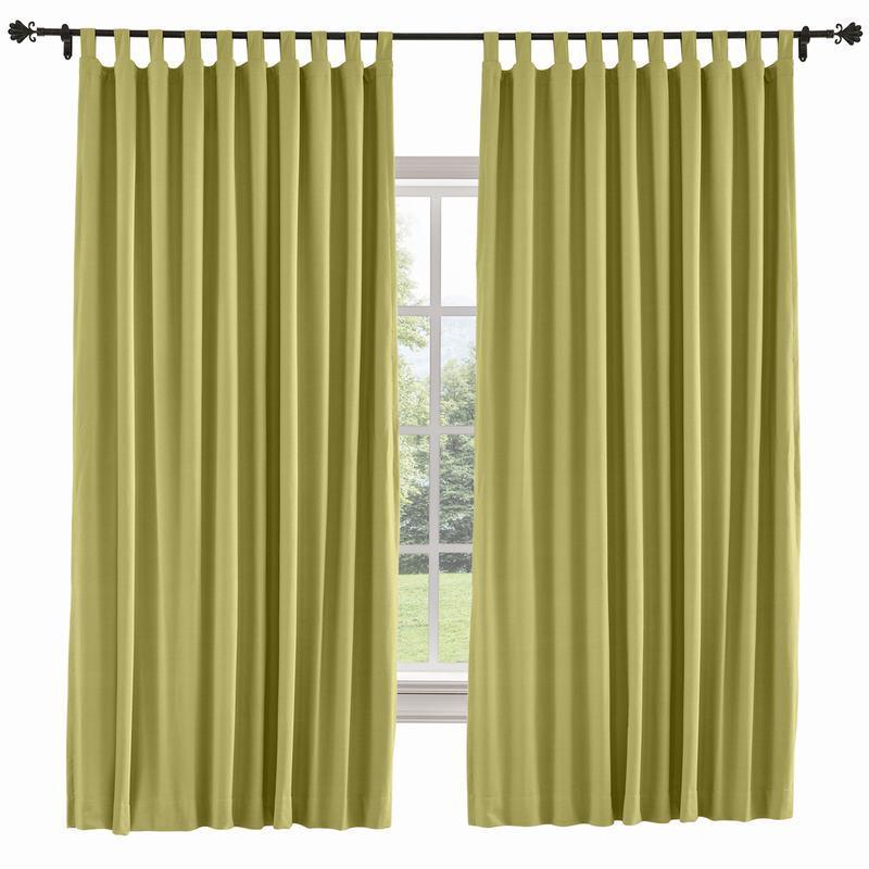 CAPRI Cotton Linen Polyester Curtain Drapery Custom